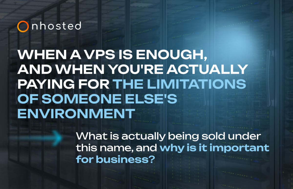 Web Hosting, Domain Names, VPS/VDS, Dedicated servers - When a VPS is enough, and when you are actually paying for the limitations of someone else's environment